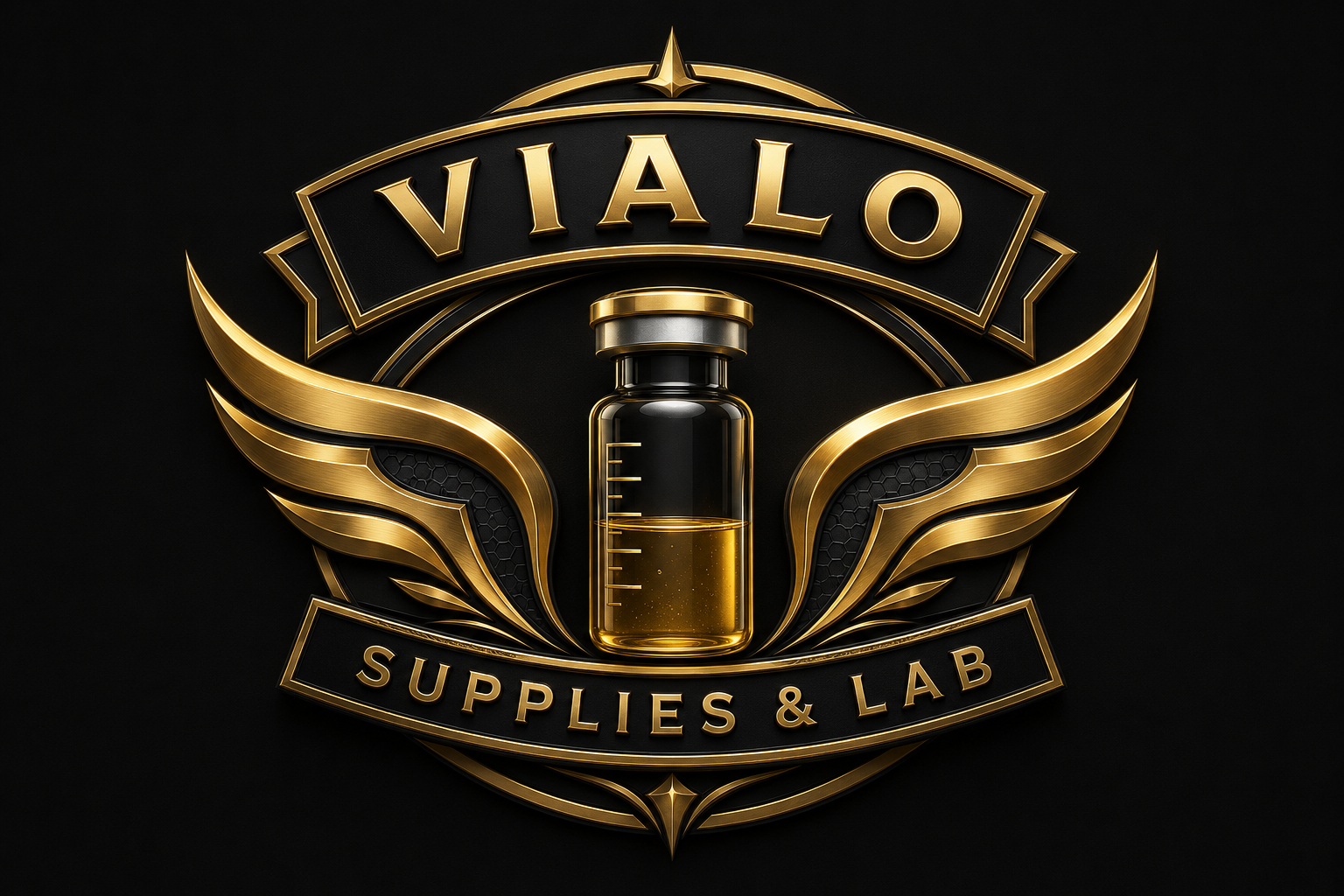 VIALO gold emblem